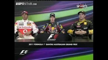 2011 Australian Grand Prix Post race conference 