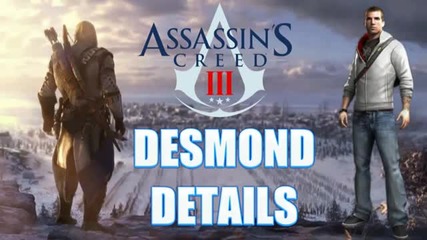 Assassin's Creed 3 Desmond Miles Details