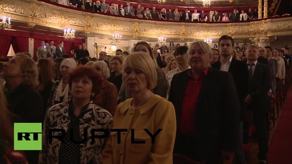 Russia: Bolshoi Theatre observes moment of silence in honour of Plisetskaya