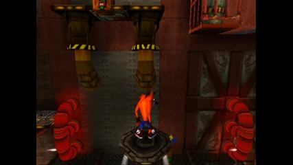 Crash Bandicoot 1 - Level 29 Castle Machinery : Clear Gem + 27 Lifes 