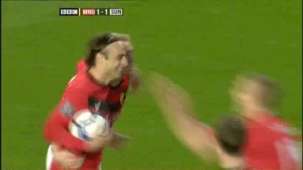 Манчестър Юнайтед - Съндърланд 2:2 Димитър Бербатов Гол 