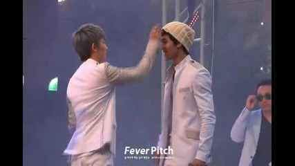 [fancam] 120915 Ricky and C.a.p Paju Drums Public Broadcast