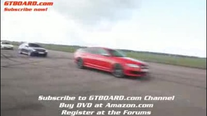 Ferrari 550 Maranello срещу Mtm Audi Rs6 730 Hp Sedan