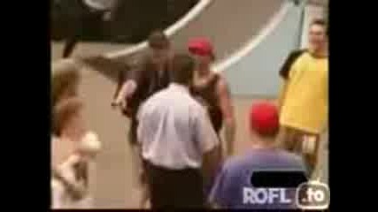 Cop Gets Knocked Out By Skateboard