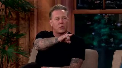 James Hetfield & Lars Ulrich @ The Late Late Show, 17 November 2014