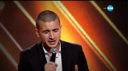 Кристиян Янкулов представяне - X Factor (20.10.2015)