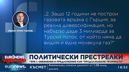 Политически престрелки: ГЕРБ с обвинения и предложения към "Продължаваме промяната"