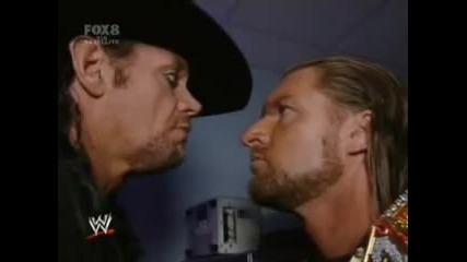 Triple H and The Undertaker Backstage - Smackdown 24-10-2008