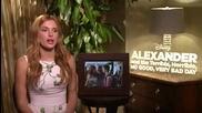Bella Thorne - Alexander & The Terrible, Horrible, No good, Very bad day Interview