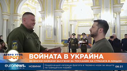 Украйна назначи Залужний за посланик във Великобритания