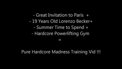 Lorenzo B - 19 Years Old Hardcore Training