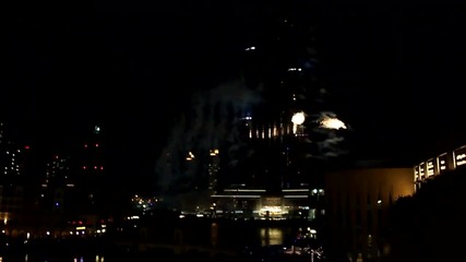 The Fireworks from Burj Khalifa Ny Eve