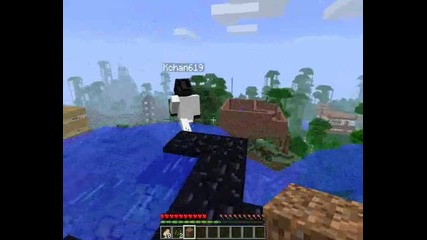 Minecraft Survival Gameplay part 2 w. z3r0p0int and Sims-102