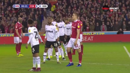 Нотингам Форест - Дарби Каунти 1:0 /първо полувреме/