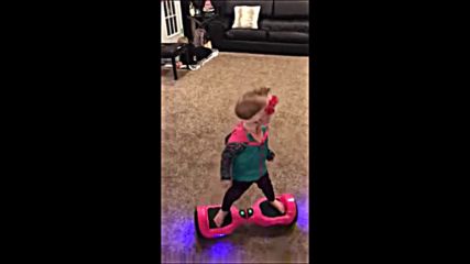 16-month-old Hoverboard Baby