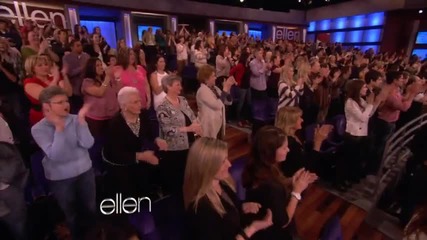Miley Cyrus Performs You're Gonna Make Me Lonesome When You Go in The Ellen Show