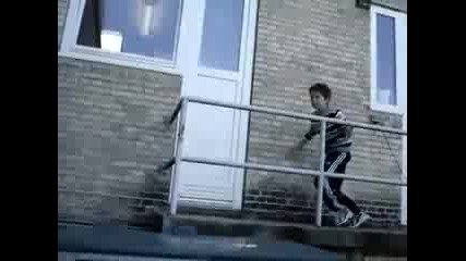 funny Parkour accident