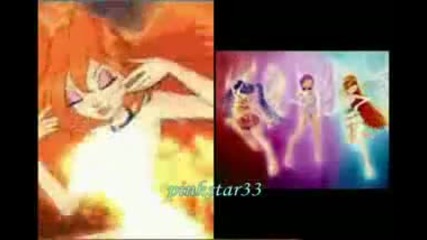 All Winx Transformations - Splitscreen Downloadable 