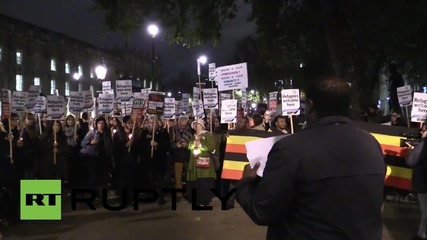 UK: Hundreds of pro-refugee protesters march on Downing Street