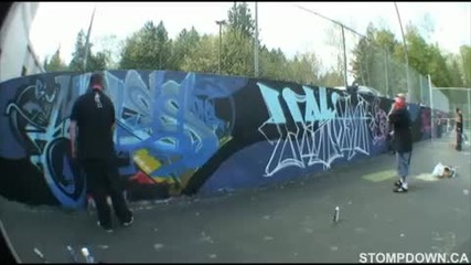 Graffiti - Swine Flu! Sdk (song by Necro - No Remorse) 