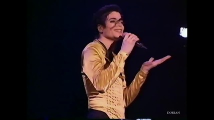 Michael Jackson - леко го напушва на смях Argentina 1993 - Hd