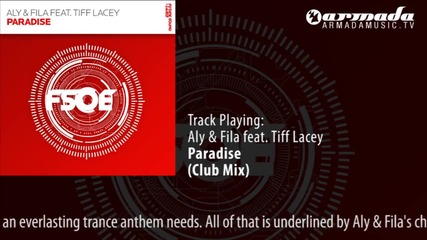Aly & Fila feat. Tiff Lacey - Paradise (club Mix)