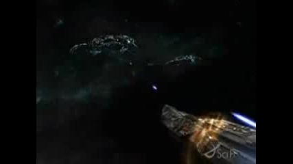 Stargate Sg1 Atlantis Space Battle