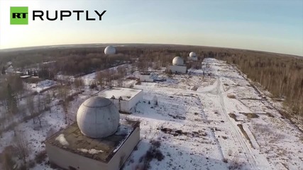 Russia: See EXCLUSIVE drone footage of disused Moscow missile-defense facility