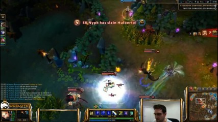 League of Legends - Ocelote Baron Steal With Lux [hq]