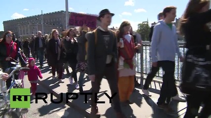 Протести против Монсанто в Стокхолм