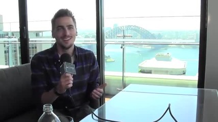 Interview Kendall Schmidt of Big Time Rush (nickelodeon) and Heffron Drive - in Australia!