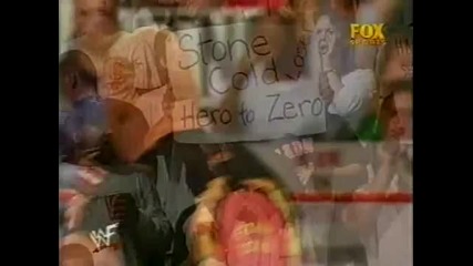 Chris Jericho interupts a Stone Cold Steve Austin promo