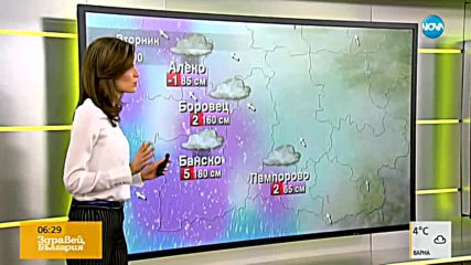 Прогноза за времето (13.02.2018 - сутрешна)