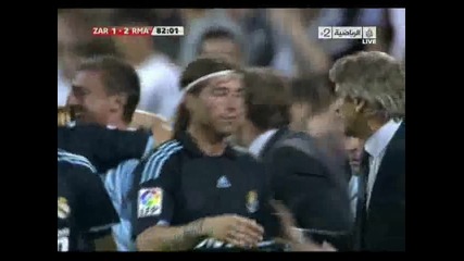 real - zaragosa - 1 - 2 - real - madrid (goal - Kaka)