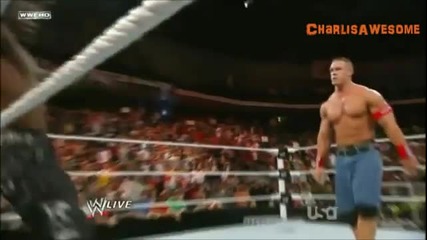Wwe Raw 2011 John Cena And R - Truth Funny Moment