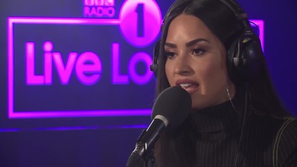 Demi Lovato - Sorry Not Sorry - The Live Lounge 2017