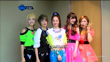 (hd) F (x) - Electric shock - Coming up next (1) ~ M Countdown (14.06.2012)