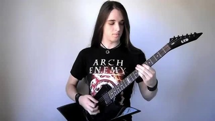 Arsis - Forced To Rock Cover Solo ( Garrett Peters)