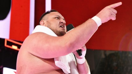 Samoa Joe confronts Roman Reigns: Raw, April 16, 2018