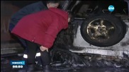 Автомобил горя в София