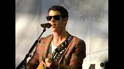 Nick Jonas - Edge of Glory & Just The Way You Are Covers 7/1/11