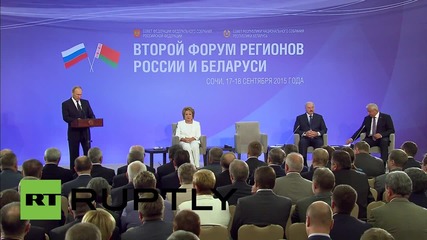 Russia: Putin talks import substitution at Forum of Regions of Russia and Belarus