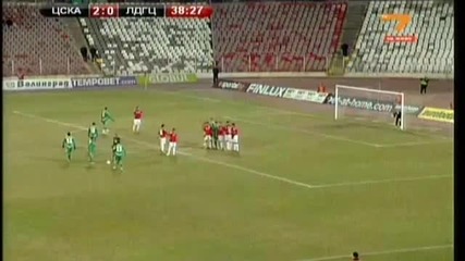 Цска - Лудогорец 2:2 (първо полувреме)