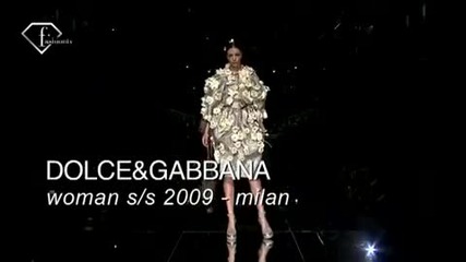 fashiontv Ftv.com - Dolce & Gabbana - Milan Women S S 09 