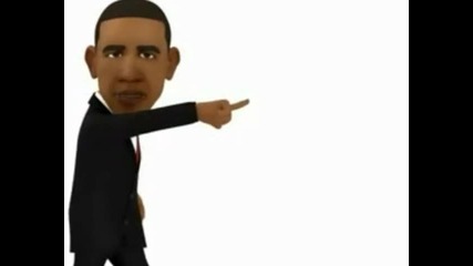 Барак Обама танцува (анимация) 
