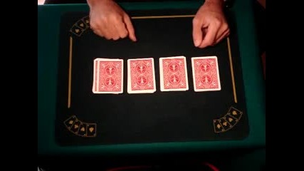 Trick with cards 2