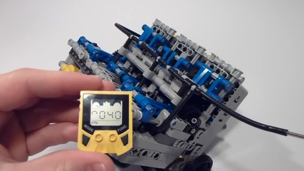 Двигател V10 от Lego - удивително !