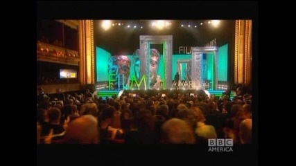Emma presenting the award for Outstanding British Film.