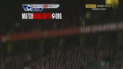 Задна ножица на Wayne Rooney Man Utd 2:1 Man City
