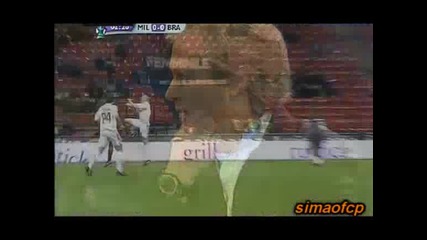 Ac Milan 1 - 0 Braga - 06.11.2008 - Roni Goal
